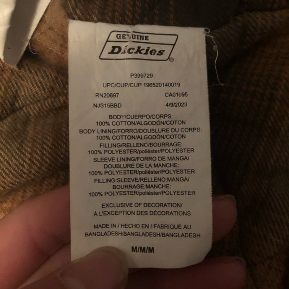 Dickies Canvas Flannel Lined Jacket - Picture 5 of 5